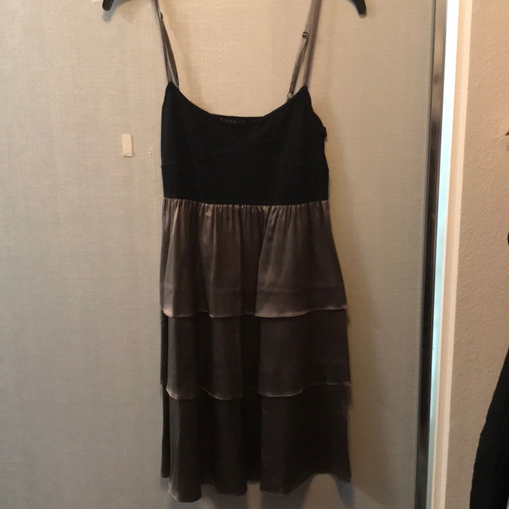 Black and silver dress
